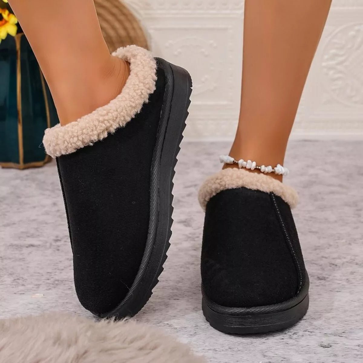Cozy Plush Lined Clog Slippers - Loving It Shop