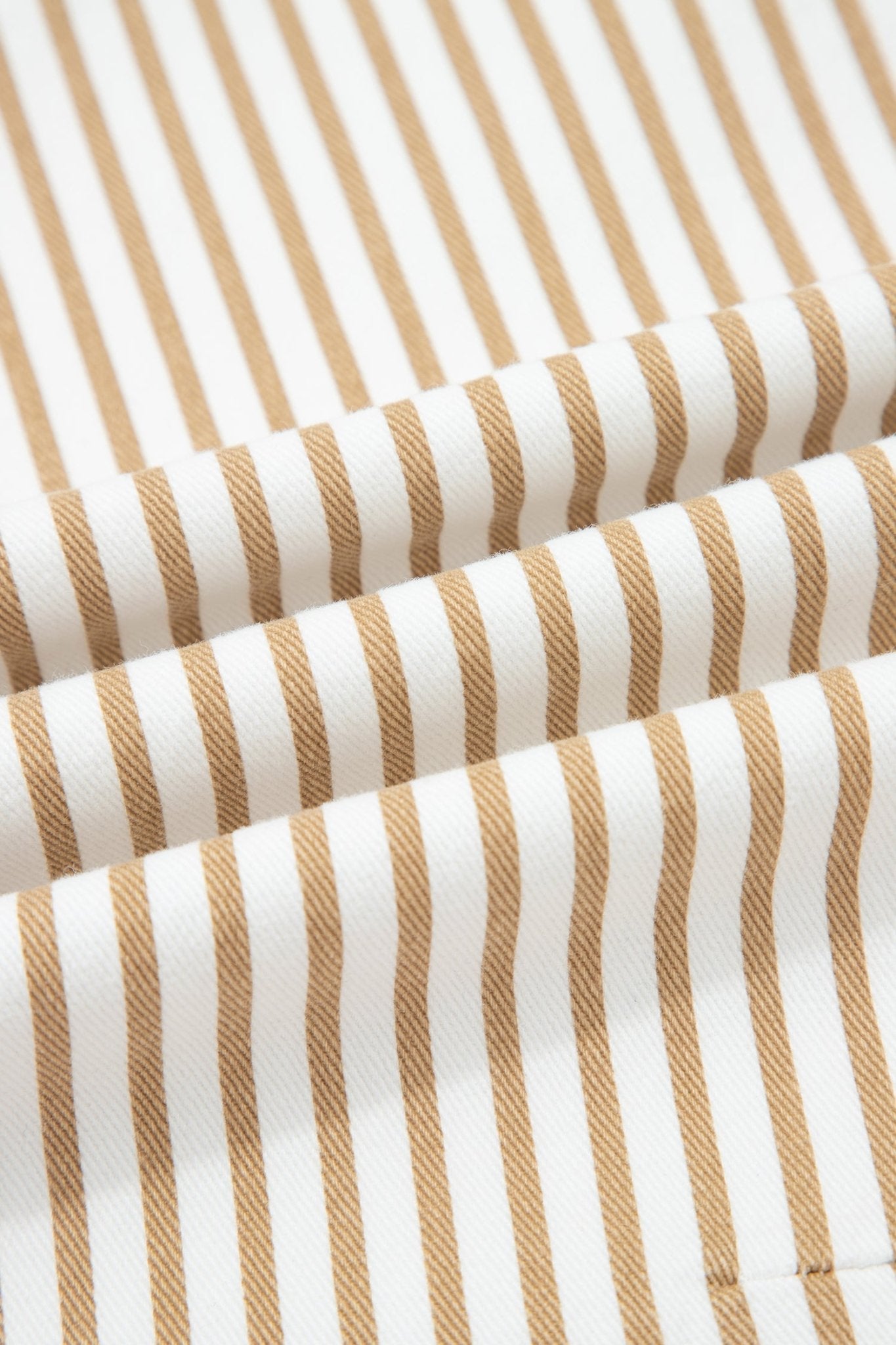 Khaki Stripe Casual Barrel Jeans - Loving It Shop