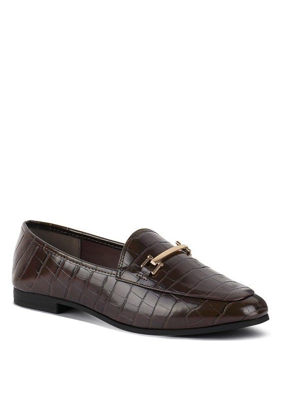 Deverell Street - Smart Horsebit Embellished Loafers - Loving It Shop