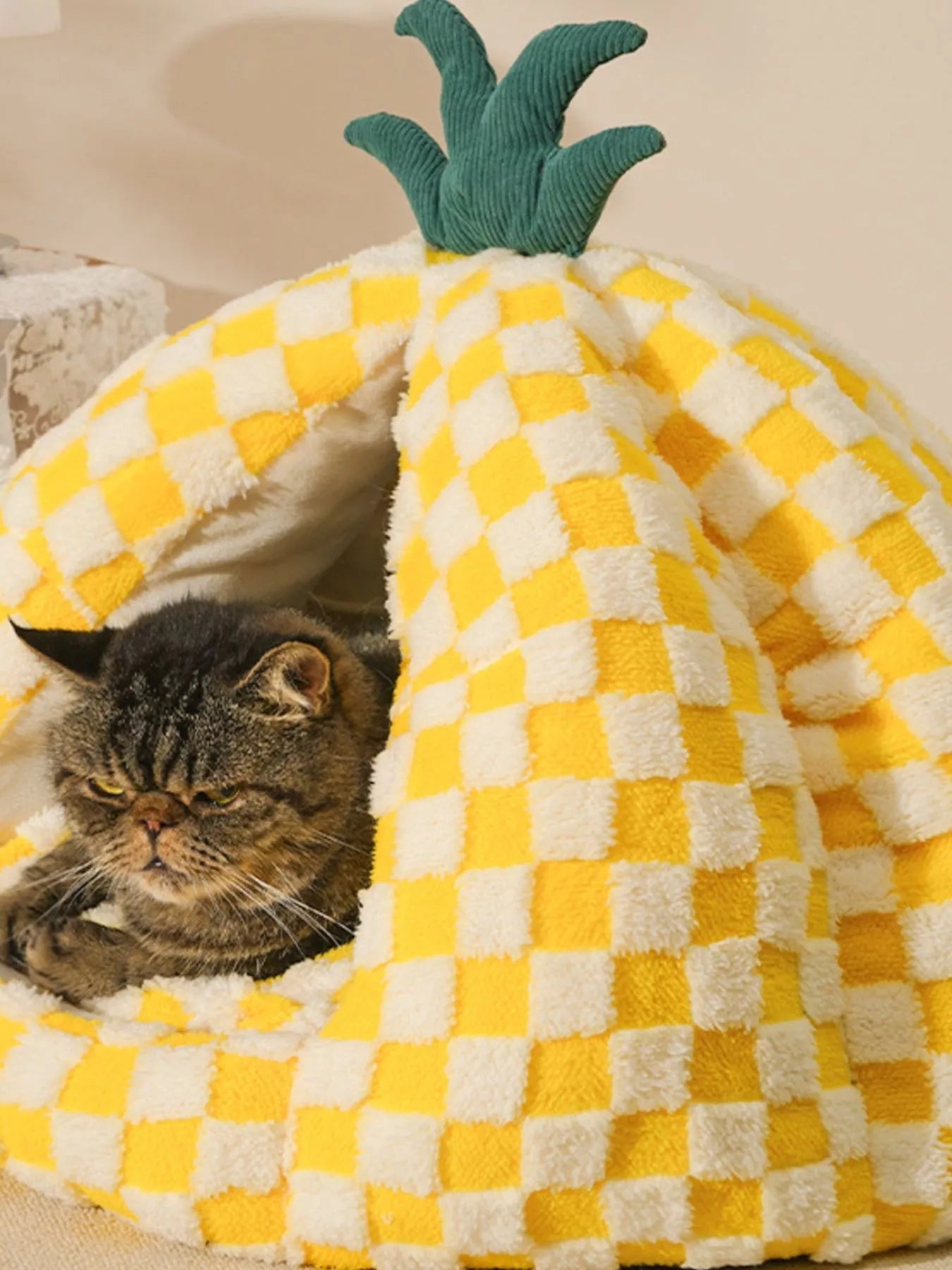 Pineapple Shaped Cozy Pet Nest - Loving It Shop