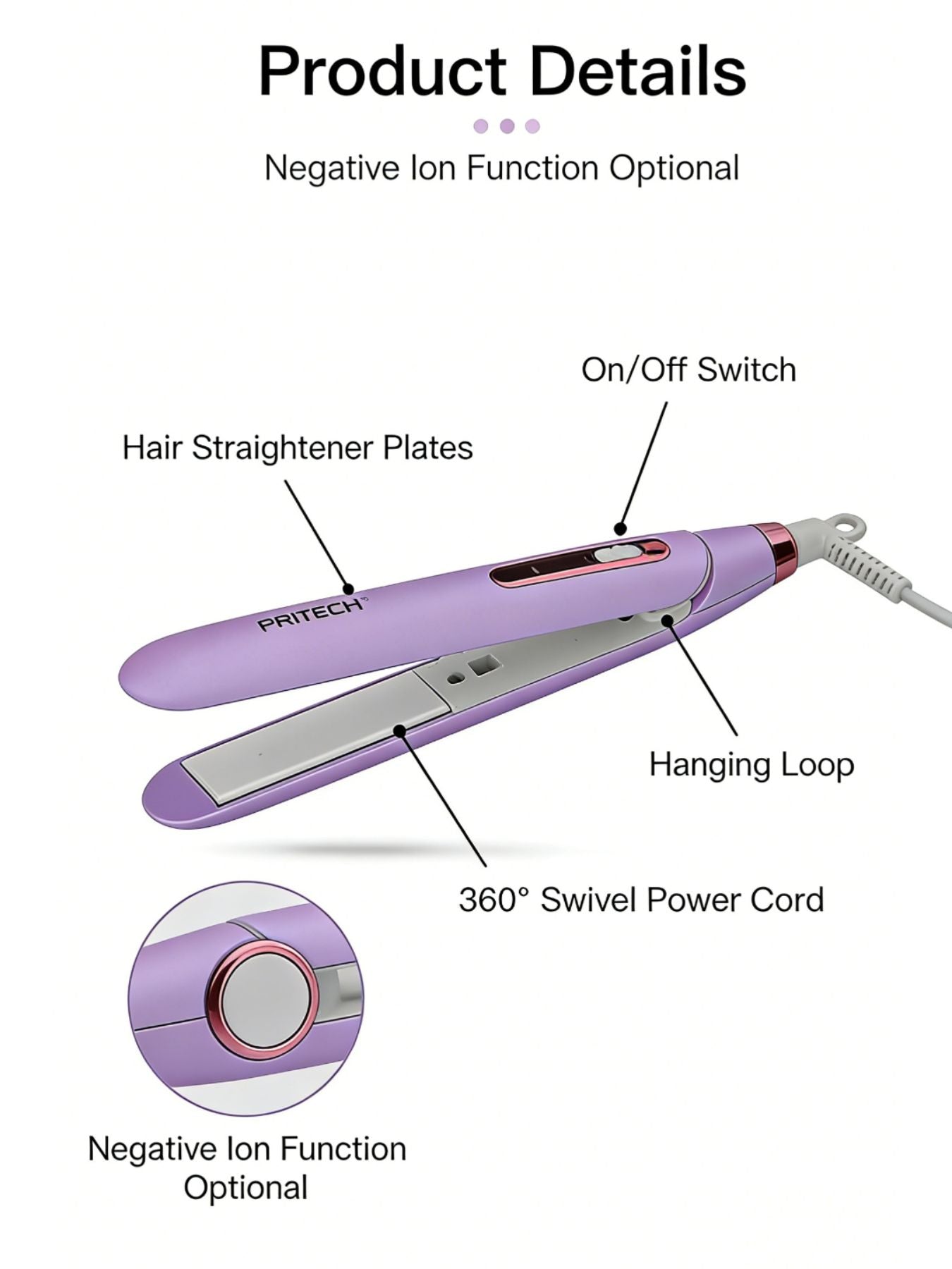 Fast Heating Hair Straightener - Loving It Shop