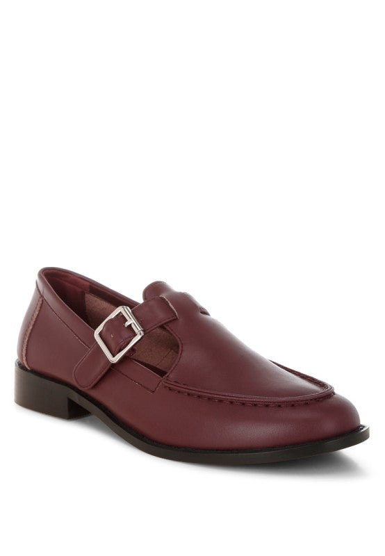 Tesoro Low Heel Mary Jane Loafers