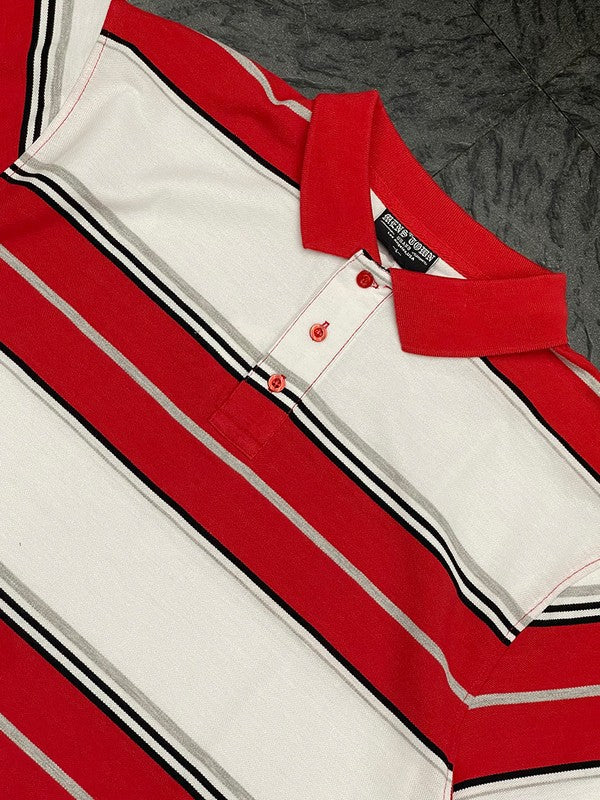 Old School Pique Polo Shirt