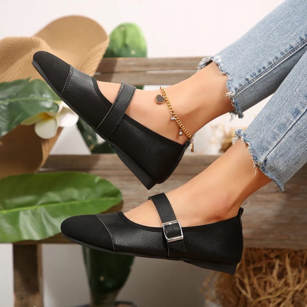 Round Toe Flats Loafers - Loving It Shop