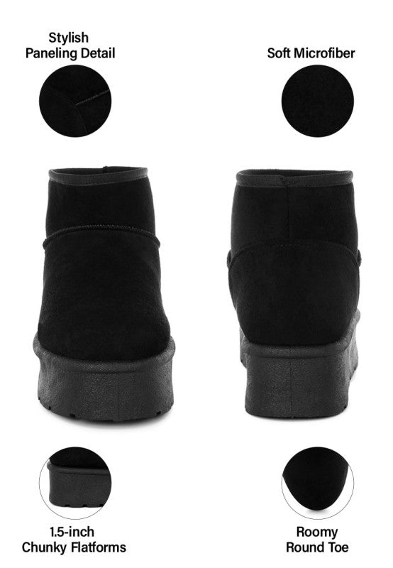 Derta Soft Microfiber Snow Boots