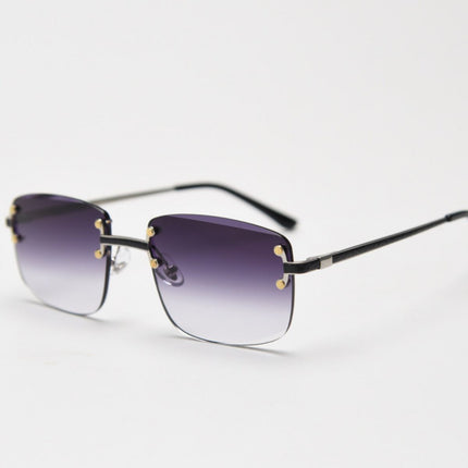 Rimless Gradient Tinted Sunglasses - Loving It Shop