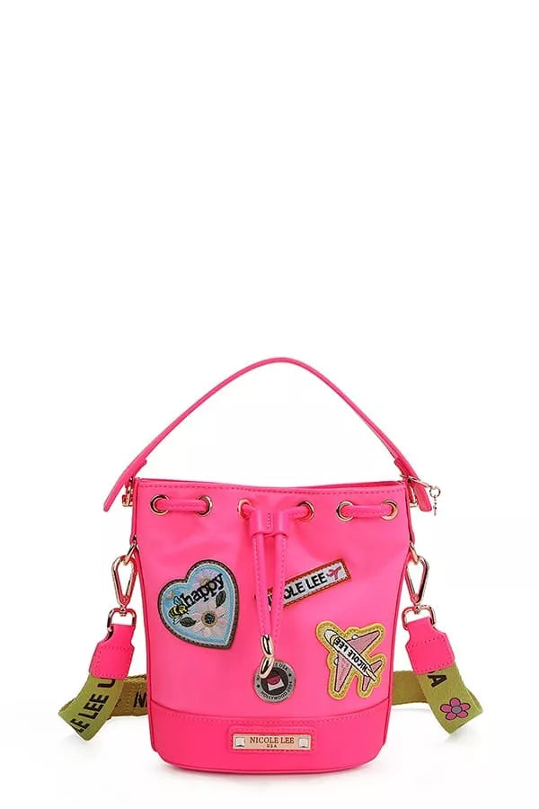 Color Patch Bucket Bag