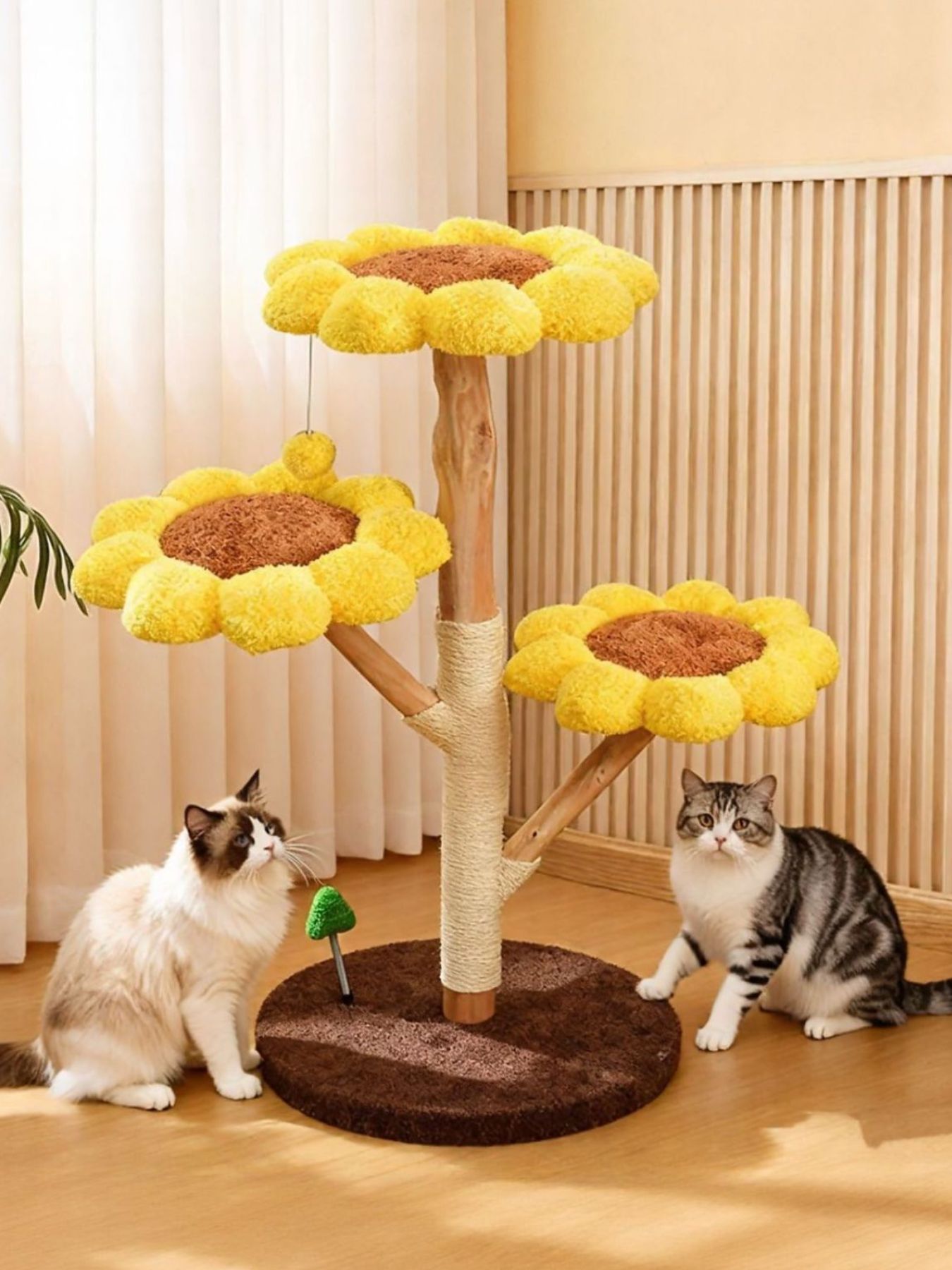 Sunflower Multi - Level Cat Tree & Condo - Loving It Shop