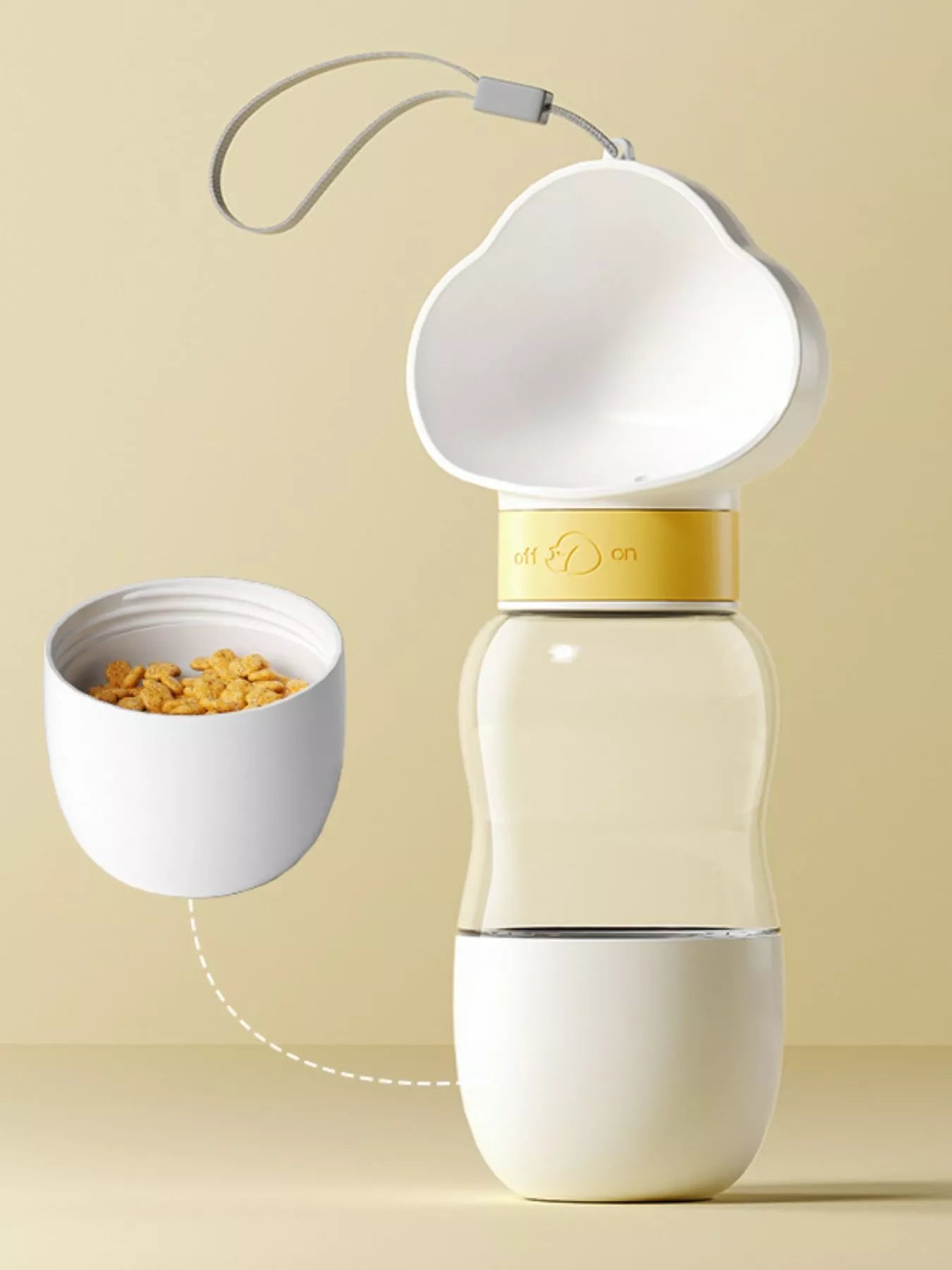 Portable 2 - in - 1 Pet Water and Food Bowl - Loving It Shop