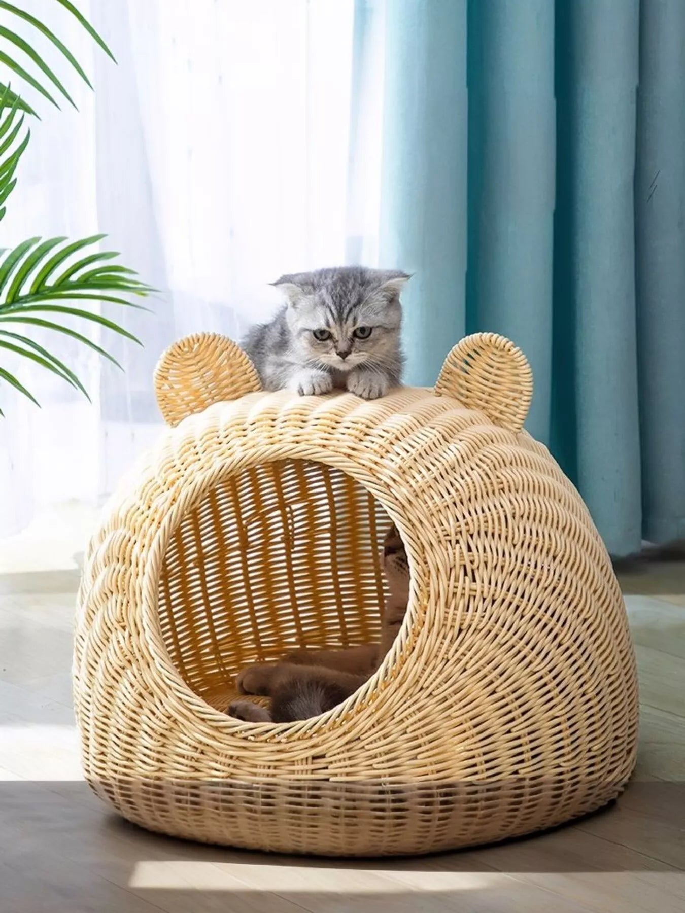 Rattan Washable Breathable Pet Nest - Loving It Shop