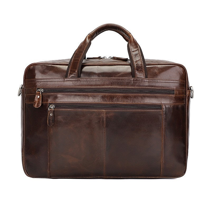 Leather Handbag Briefcase Napa Leather Comfortable Texture Men&