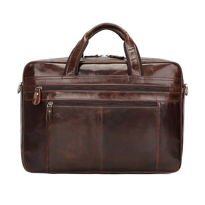 Leather Handbag Briefcase Napa Leather Comfortable Texture Men&