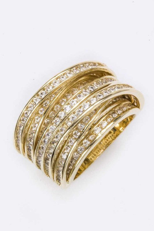 Statement CZ Ring Stylish Iconic Jewelry Accessory