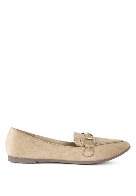 Fembot Horsebit Detail Flexible Loafers - Loving It Shop