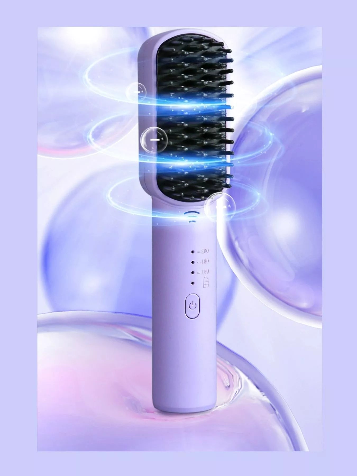Portable Heated Hair Straightening Comb - Loving It Shop