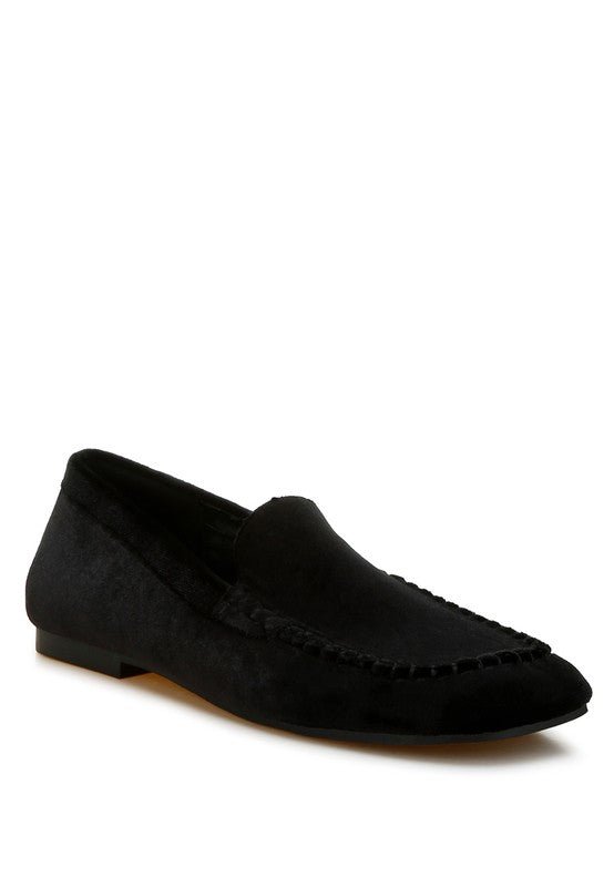 Robua Velvet Flat Loafers - Loving It Shop