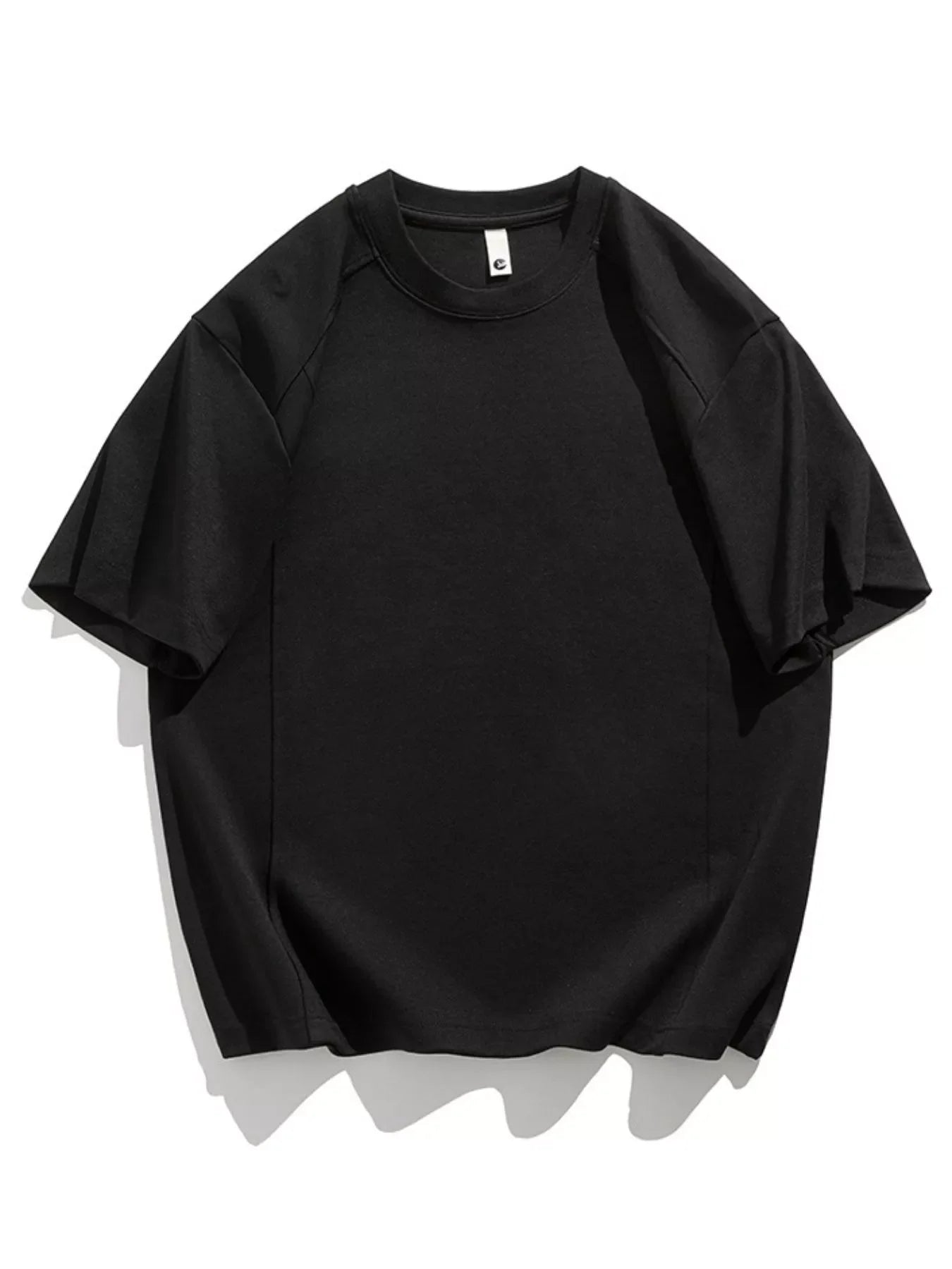 Men's Plus Size Oversized Solid Color Casual T-Shirt