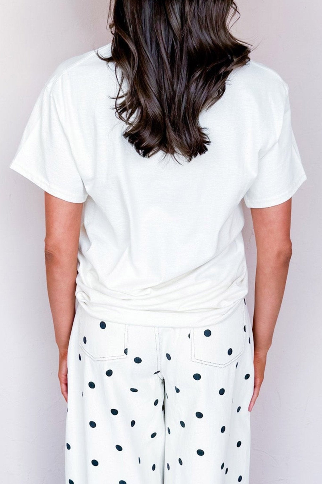White COWBOY LOVER Lettering Graphic Tee - Loving It Shop