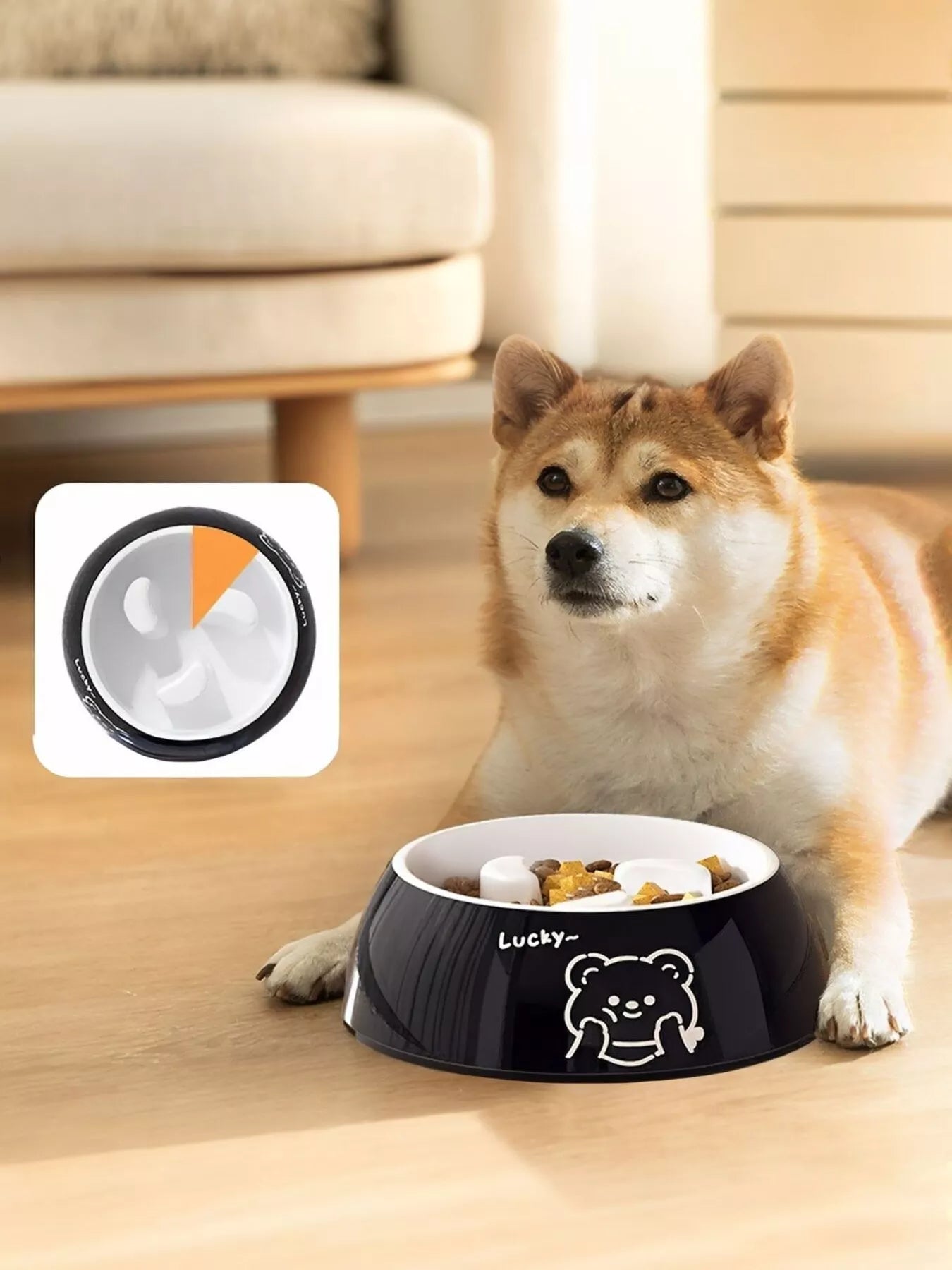 Cute Cartoon Pattern Pet Bowl - Loving It Shop