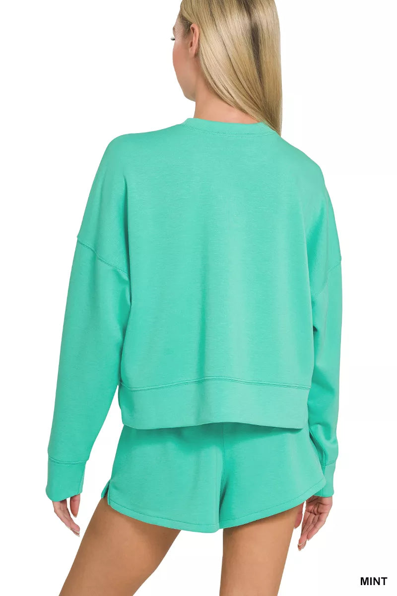 Scuba Long Sleeve Sweatshirts & Shorts Set