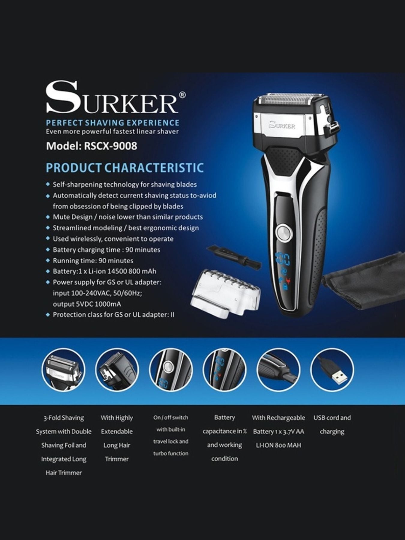 Rechargeable Electric Shaver - Loving It Shop