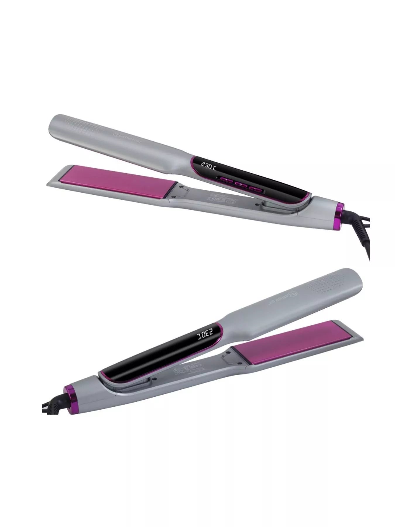 Curling and Straightening Hair Iron with Temperature Control - Loving It Shop