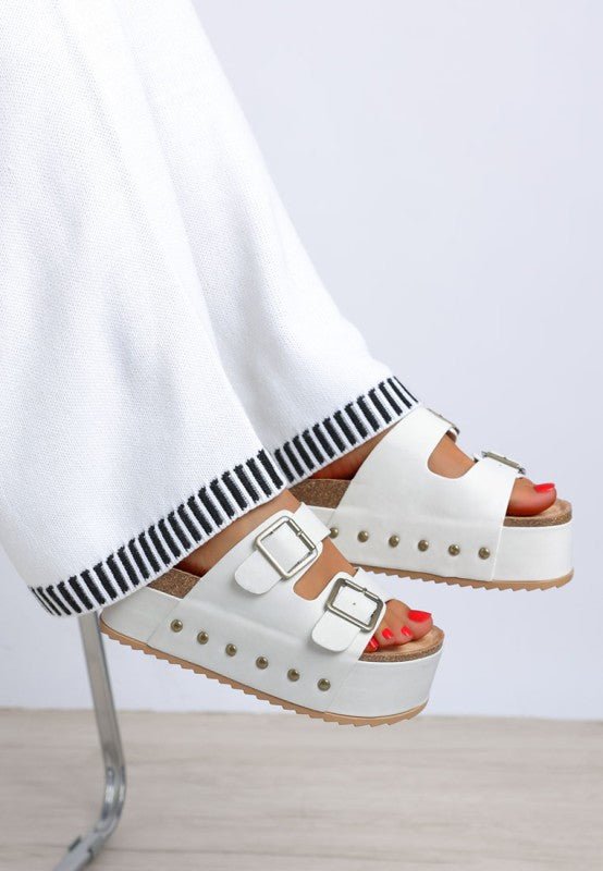 Impala Studded Faux Leather Slip Ons - Loving It Shop