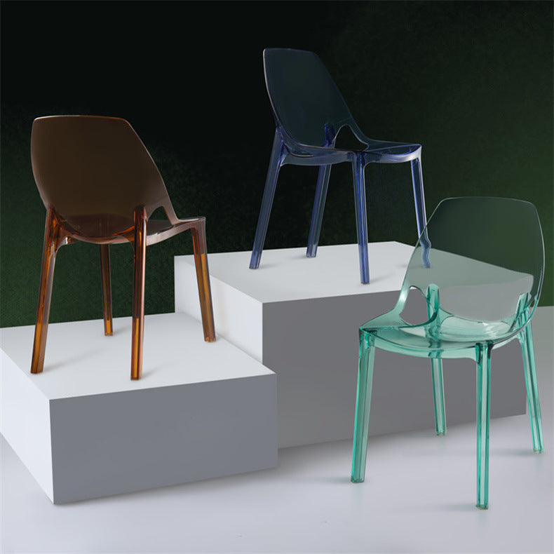 Fashionable Nordic Acrylic Crystal Makeup Chair