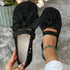 Bow Round Toe Flat Slip - Ons - Loving It Shop