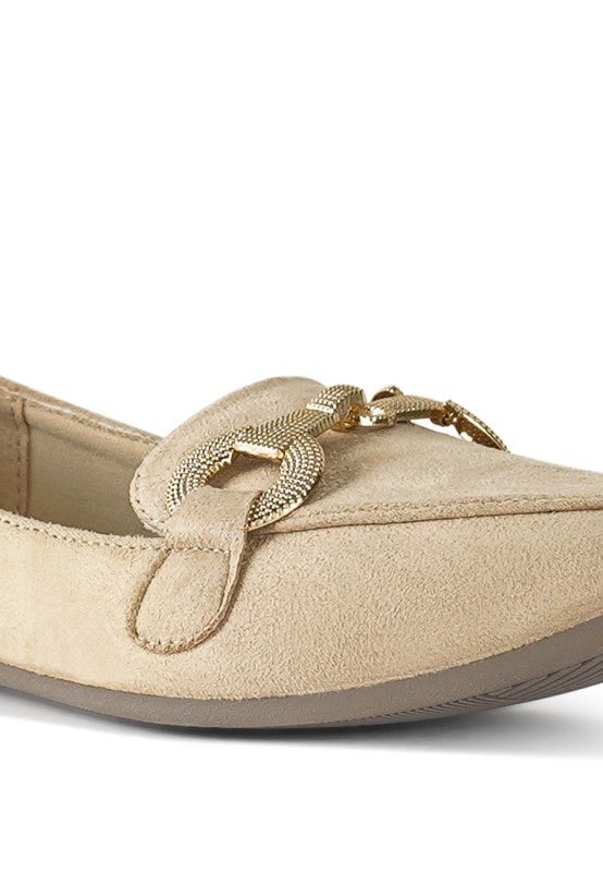 Fembot Horsebit Detail Flexible Loafers - Loving It Shop