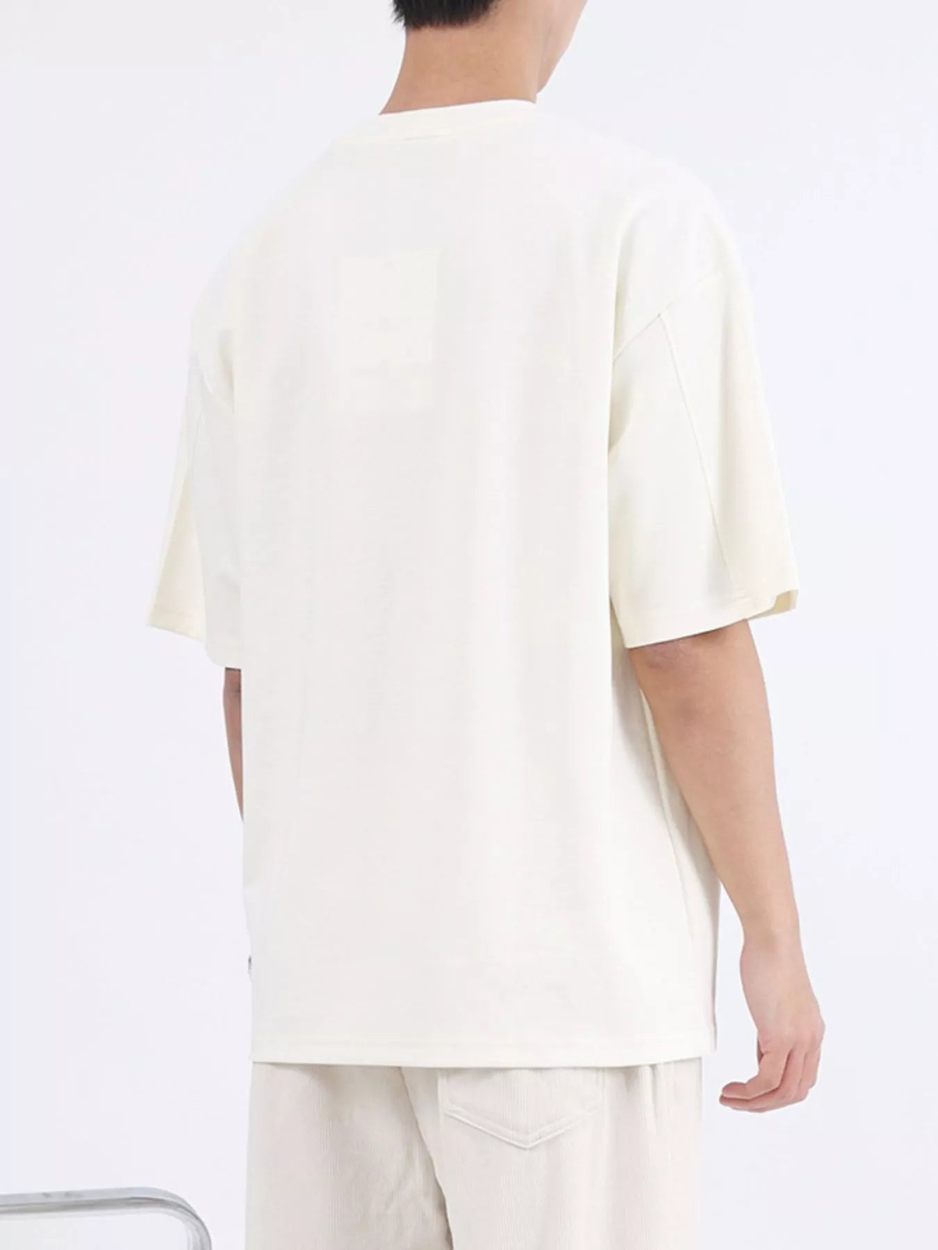 Men's Plus Size Half Sleeve Oversized T-Shirt - Loving It Shop