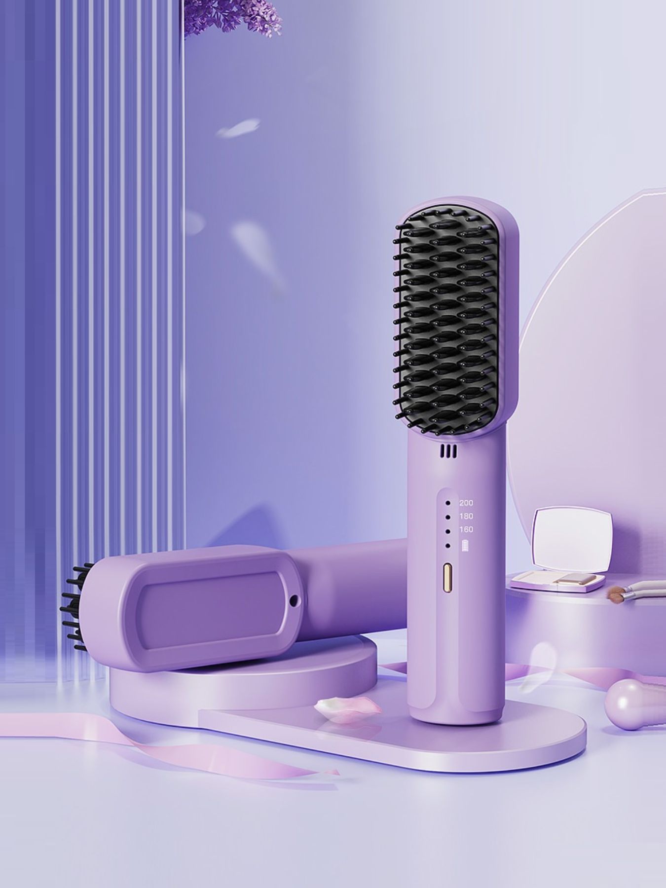Portable Heated Straightening Comb - Loving It Shop