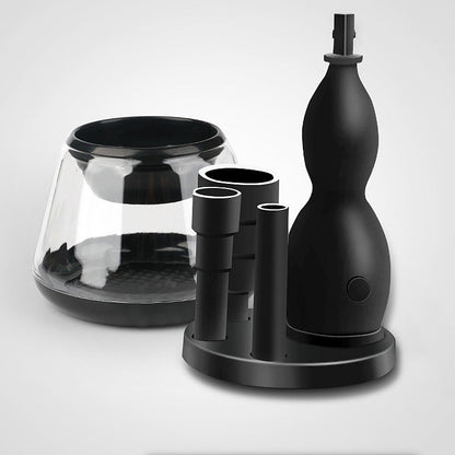 Gourd-Shaped Electric Makeup Brush Cleaner &amp; Dryer