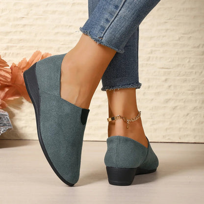 Breathable Mesh Slip - On Loafers - Loving It Shop