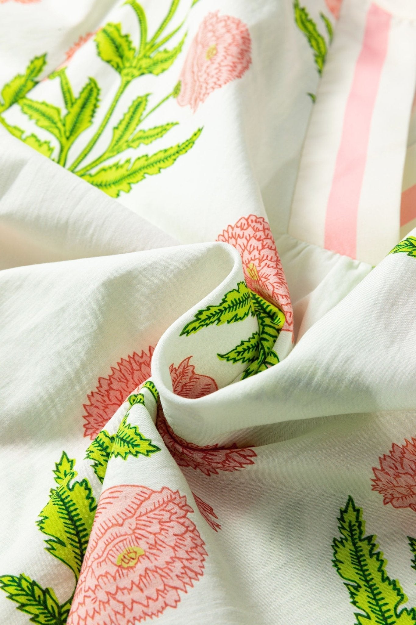 Casual Wild Flower Print V Neck 3/4 Sleeve Blouse - Loving It Shop