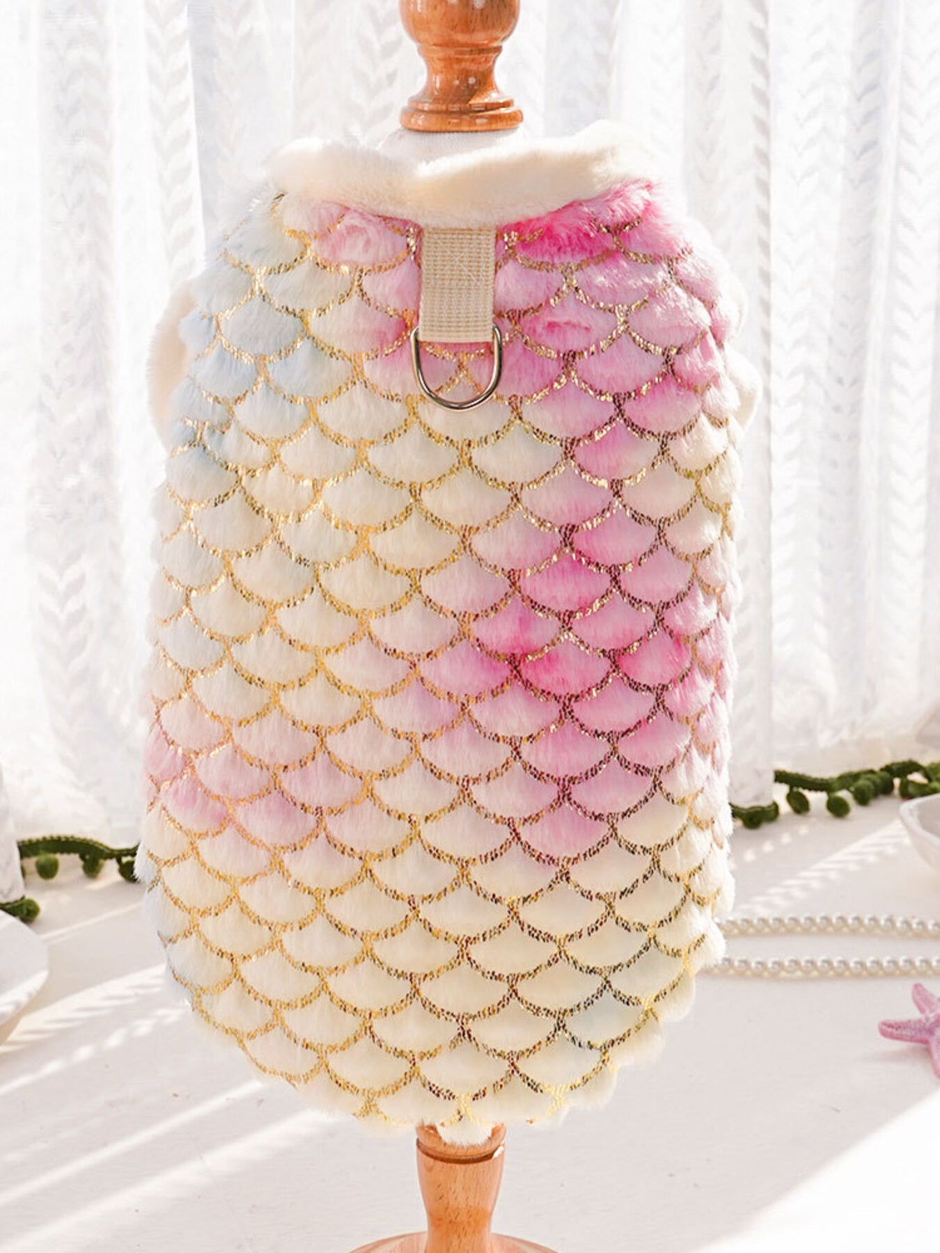 Mermaid Scale Plush Pet Top - Loving It Shop