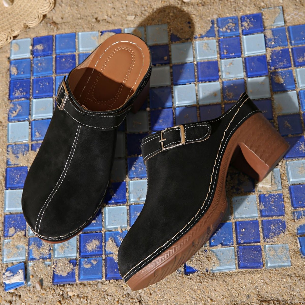 Round Toe Platform Slip - Ons - Loving It Shop