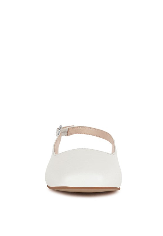 Sozani Real Soft Leather Slingback Flats