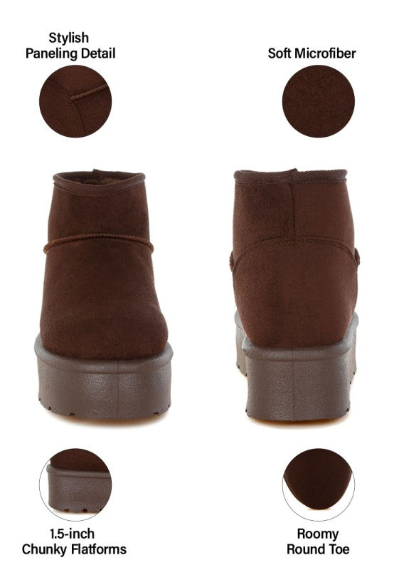 Derta Soft Microfiber Snow Boots