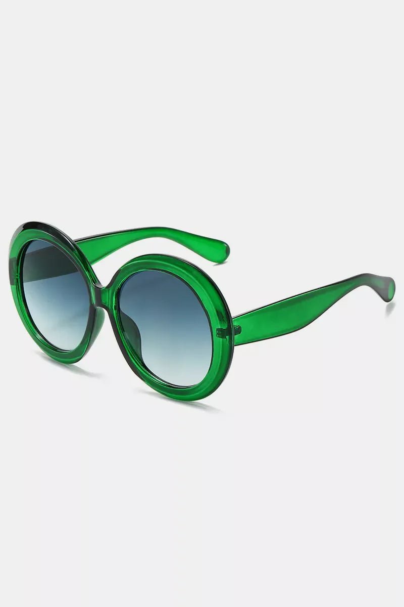 Oversized Round Frame Fashion Sunglasses - Loving It Shop