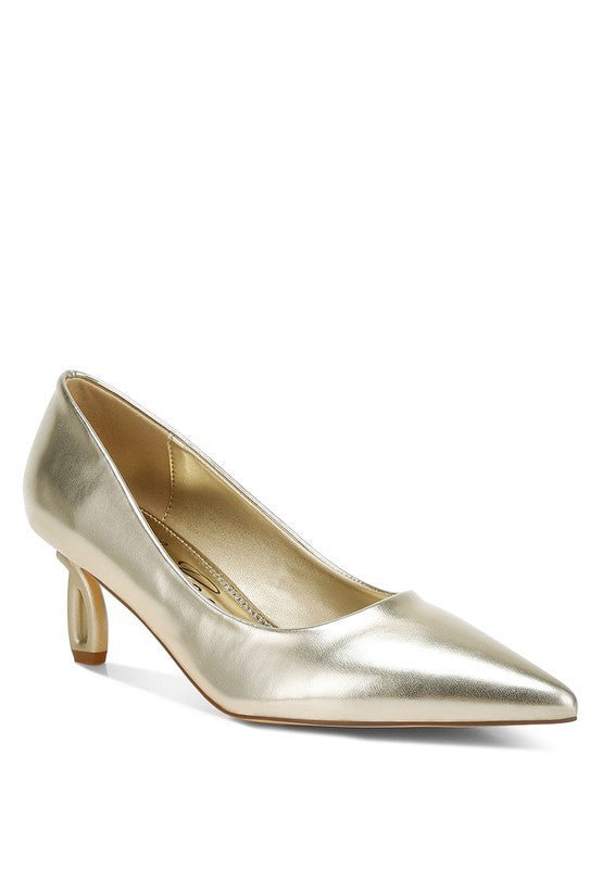 Tagetes Metallic Fantasy Heel Pumps - Loving It Shop