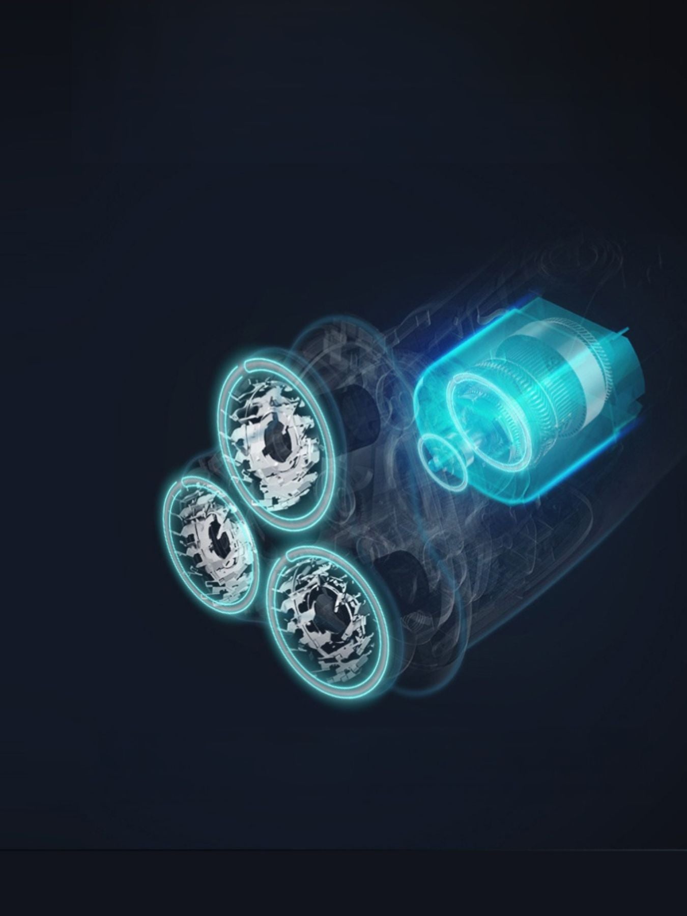 3 - Head Rotary Electric Shaver - Loving It Shop