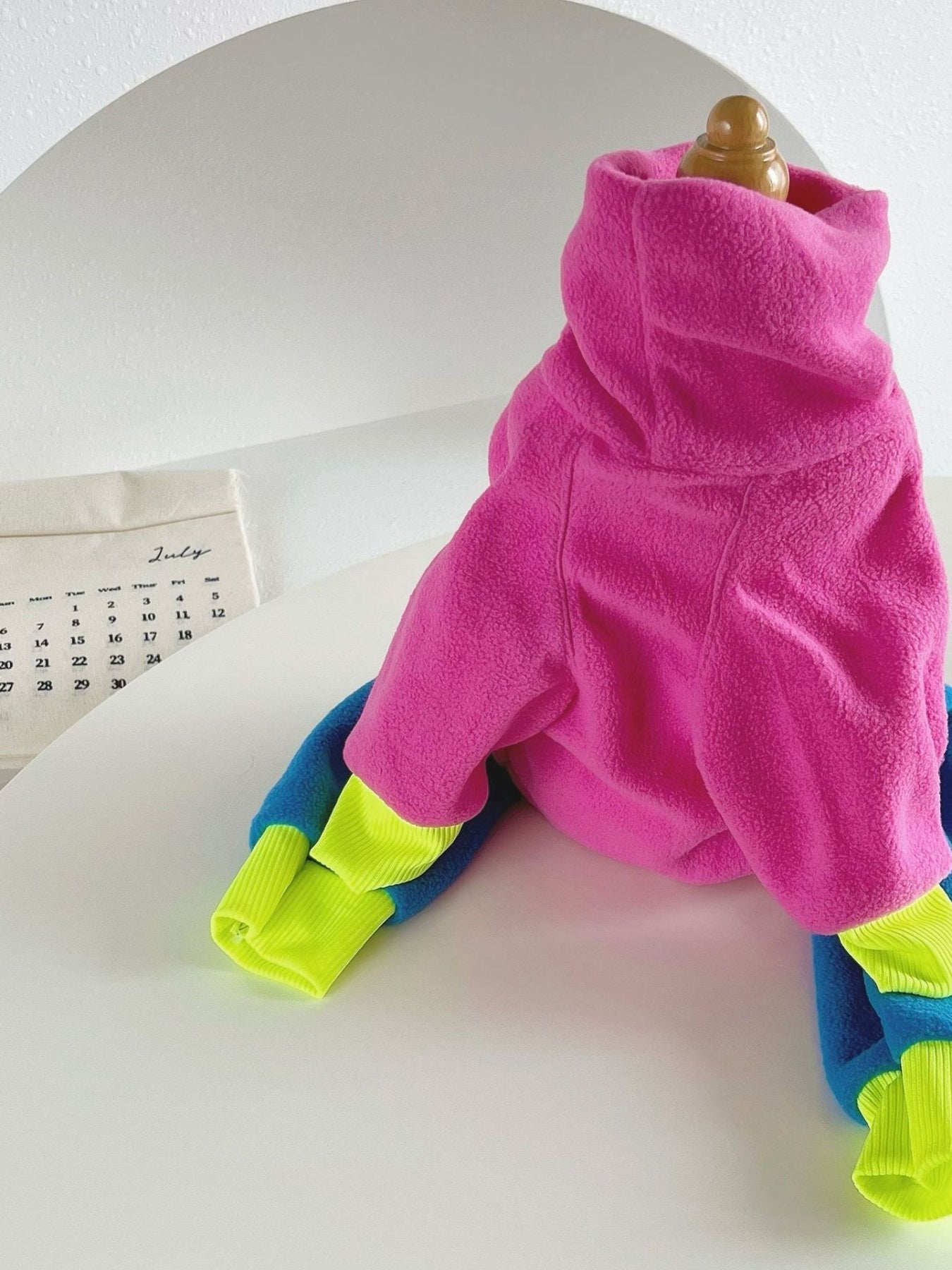 Full Size Color Block Turtleneck Pet Jumpsuits Plus Size - Loving It Shop