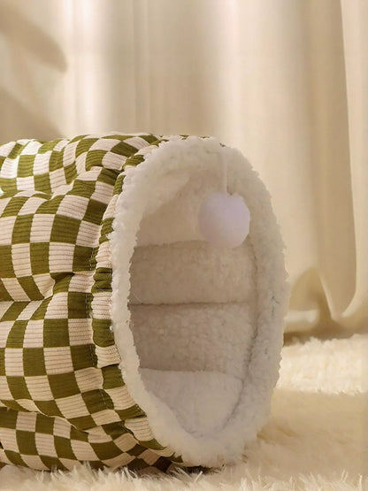 Cozy Plush Pet Tunnel Nest - Loving It Shop
