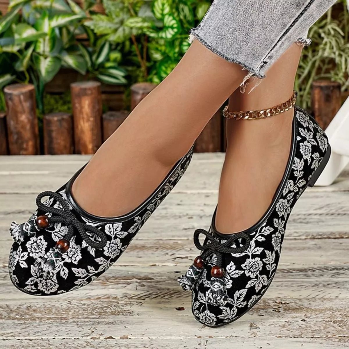Bow Round Toe Slip - Ons - Loving It Shop