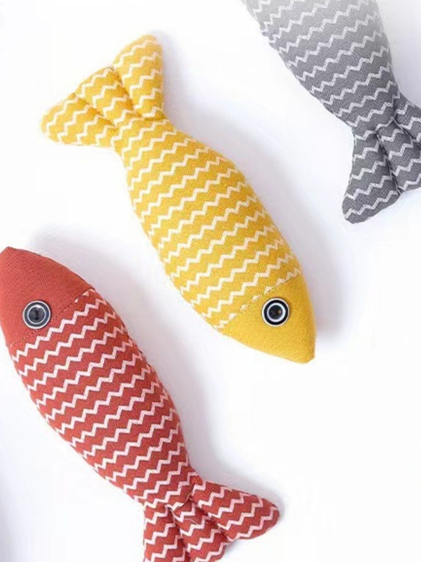 Interactive Fish Shape Pet Plush Toys - Loving It Shop