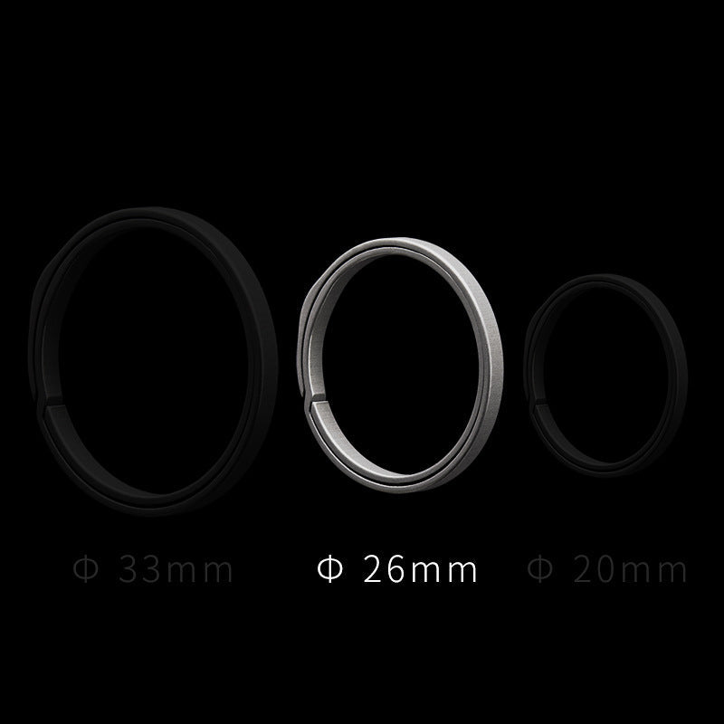 Titanium Alloy Keychain Fashionable Men&