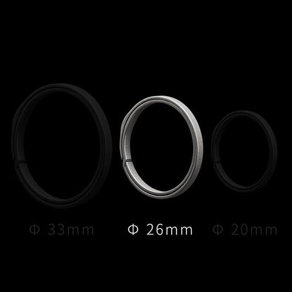 Titanium Alloy Keychain Fashionable Men&