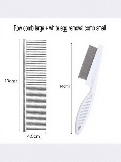 Stainless Steel Pet Grooming Comb for Hair Removal - Loving It Shop