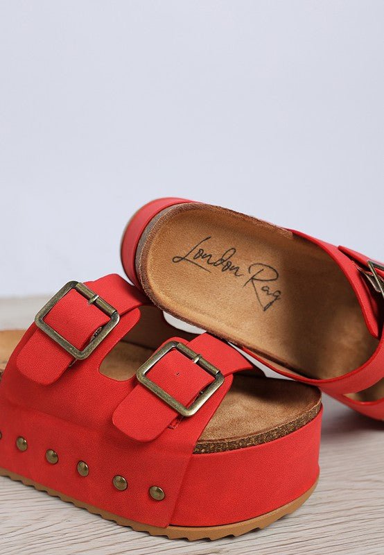 Impala Studded Faux Leather Slip Ons - Loving It Shop